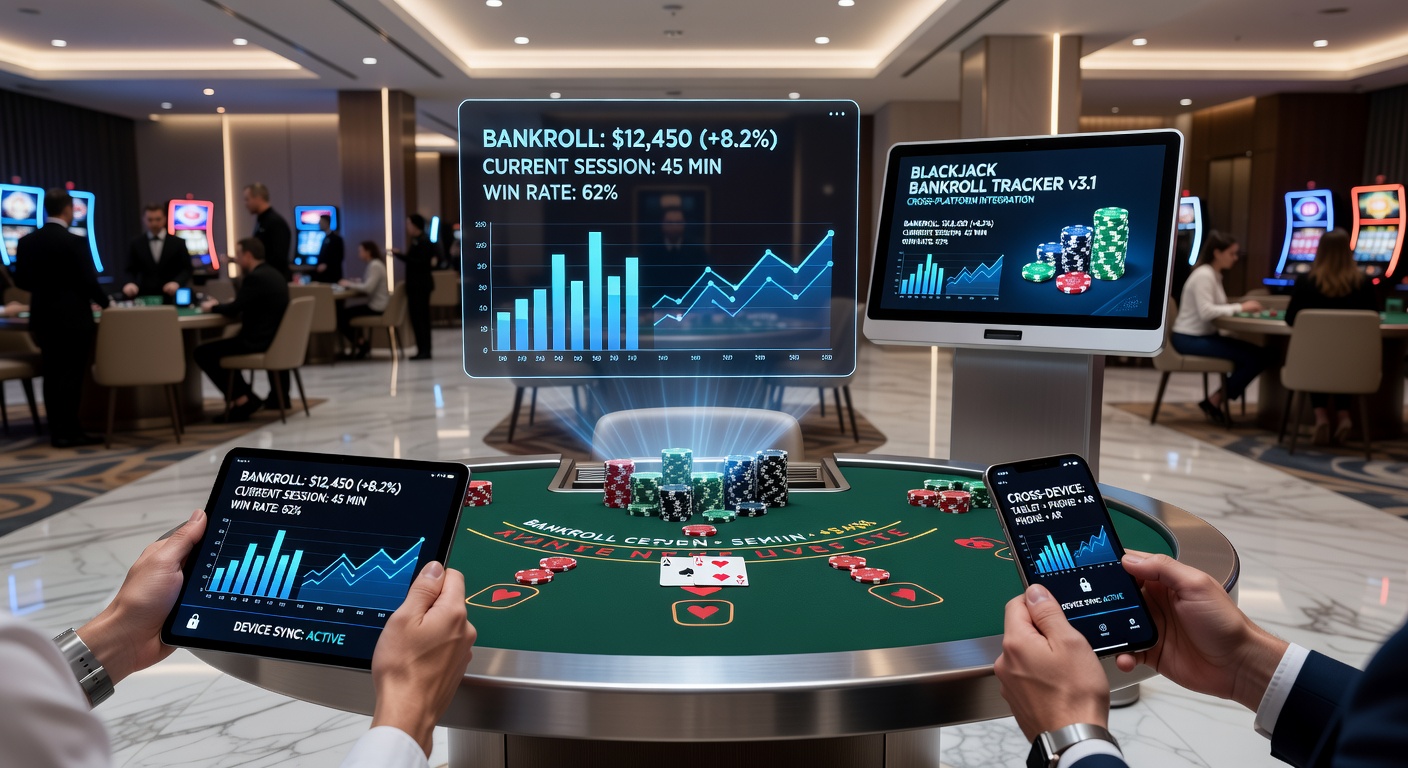 Synchronisation von Bankroll-Daten über Smartphone und Laptop in einer Casino-App
