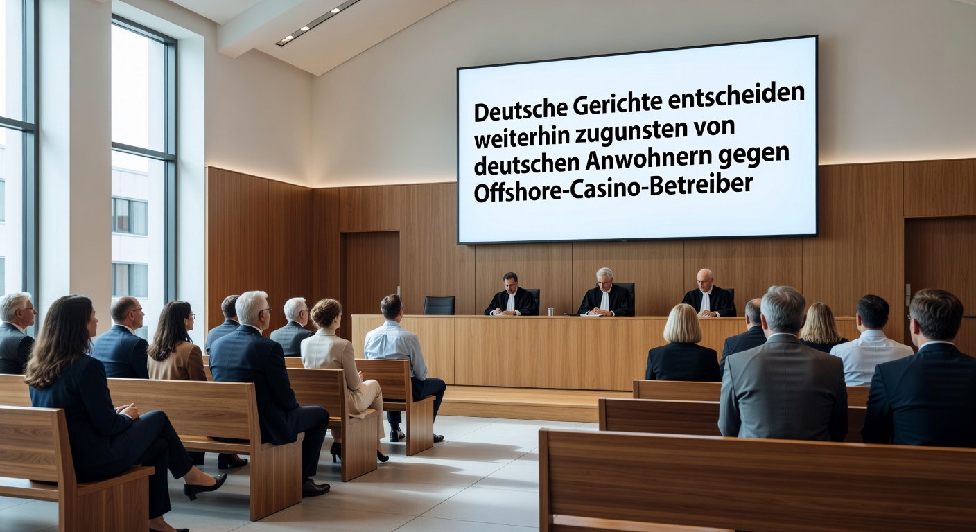 Symbolische Darstellung von Online-Casino-Regulierung und Gerichtsverfahren in Europa