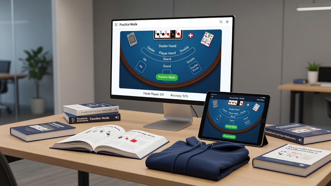 Analyse von Blackjack-Strategien auf mobilen Übungsplattformen mit Statistiken und Karten