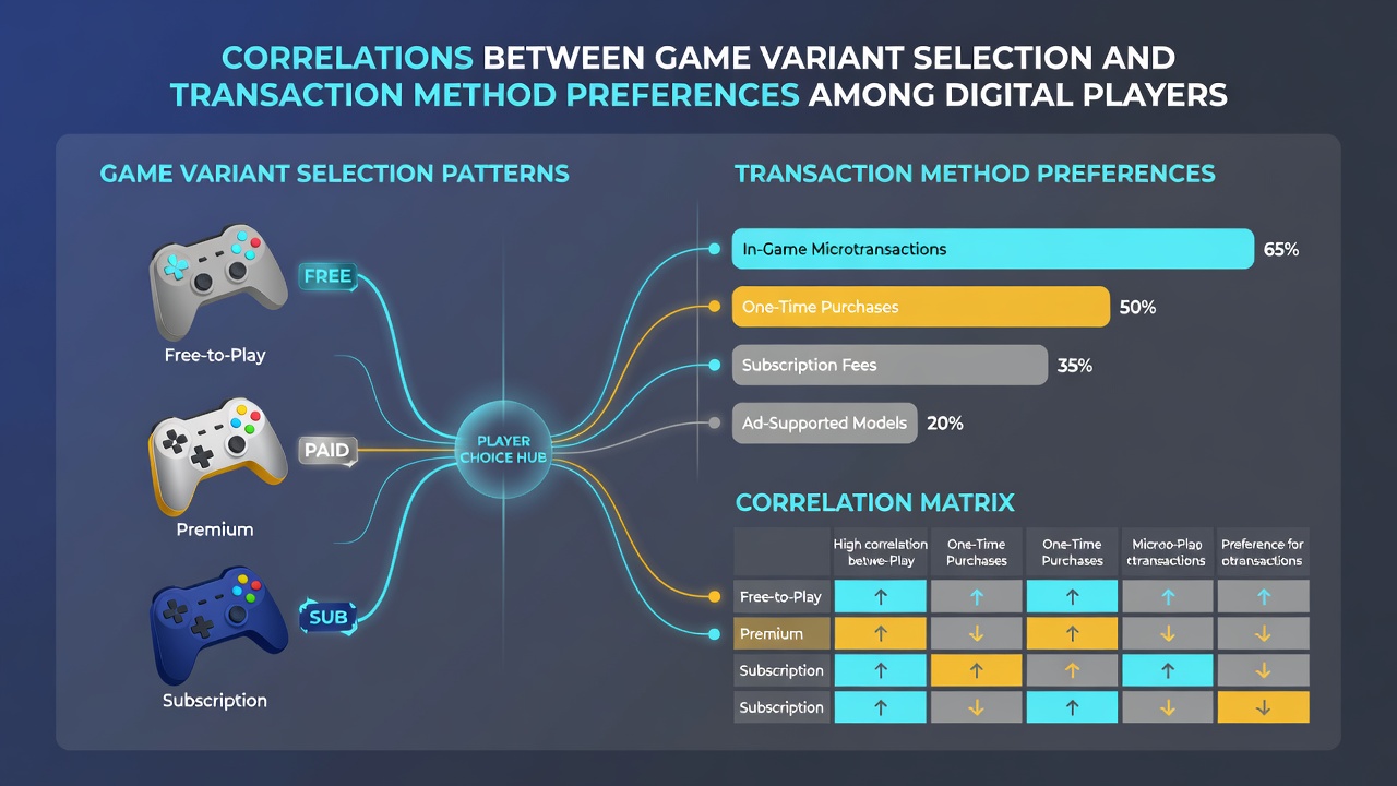 Grafik zu Transaktionspräferenzen und Spielauswahl in digitalen Umgebungen