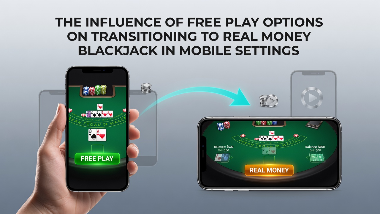 Mobile Blackjack-App mit Demo-Modus auf einem Smartphone-Display