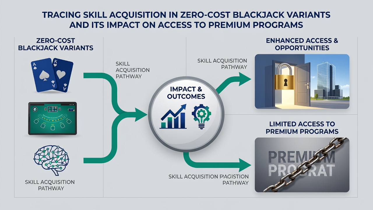 Darstellung von Loyalty-Programm-Stufen und Skill-Tracking in Blackjack-Sessions